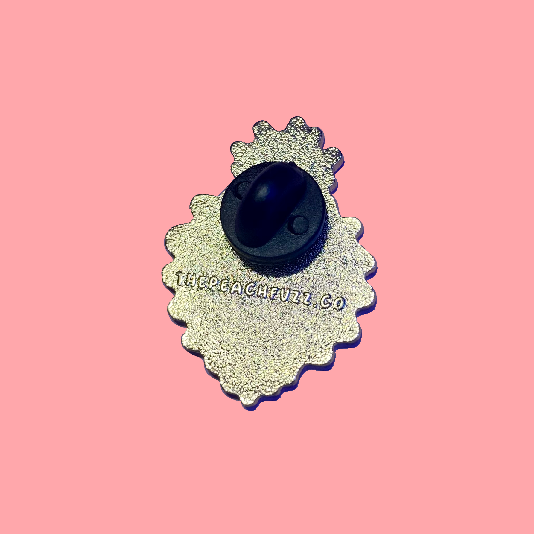 The Peach Fuzz  Vulva Mary Enamel Pin