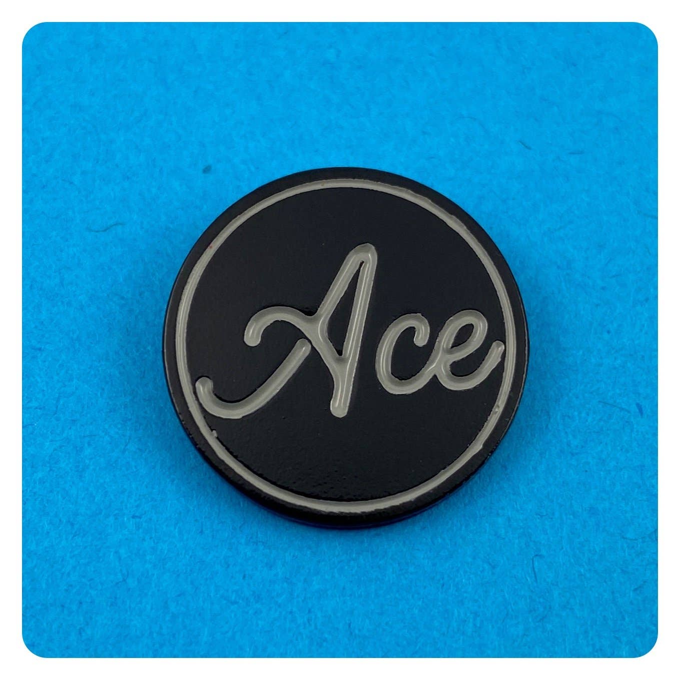 Ridin' High Productions Ace Identity Enamel Pin (In Store Only)
