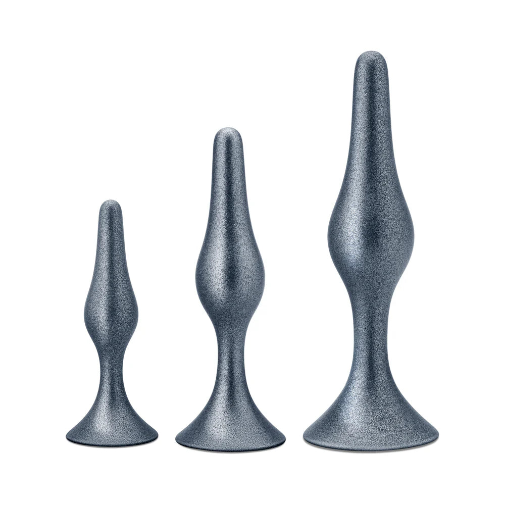 Blush Anal Adventures Matrix Genesis Plug Kit Stellar Silver
