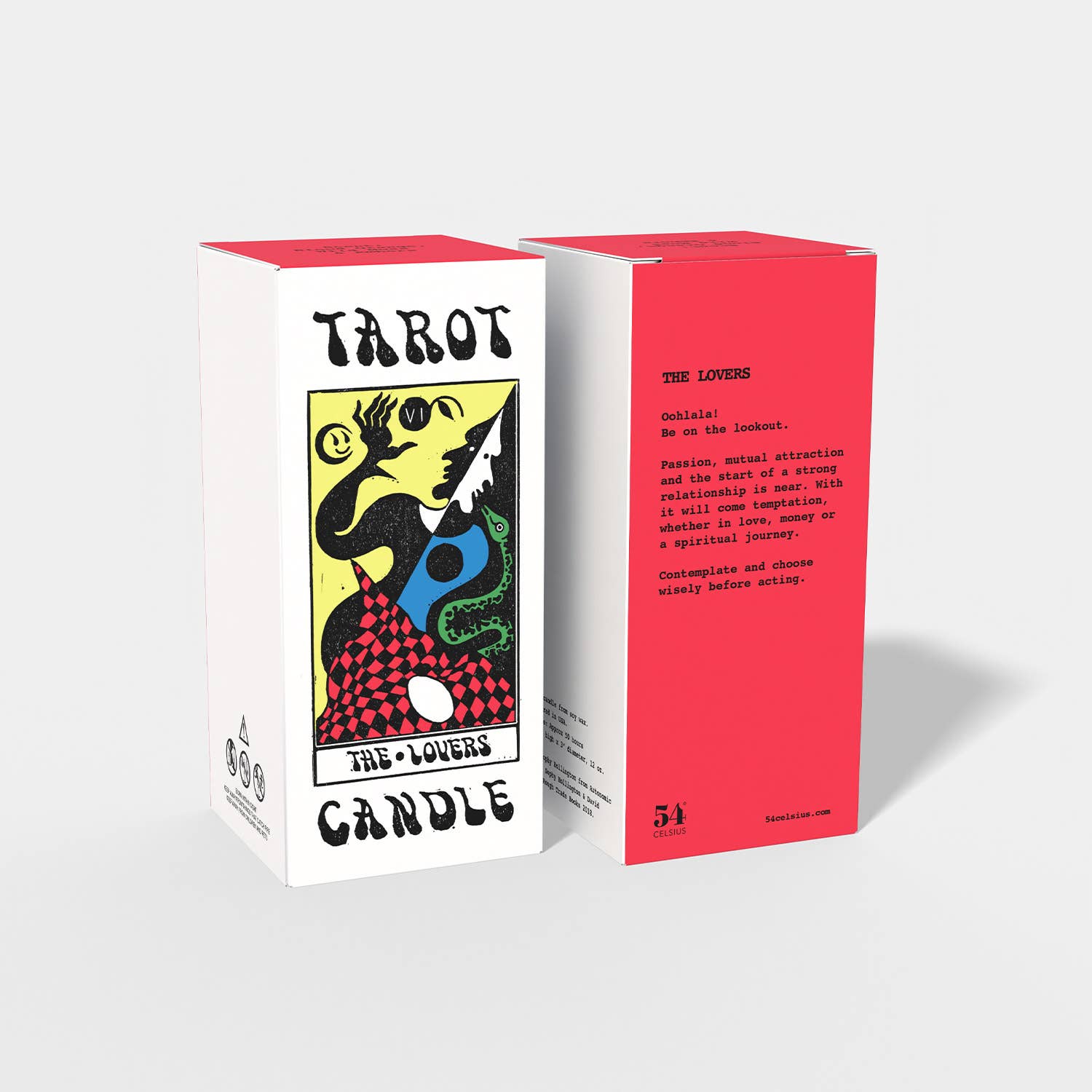 Tarot Lovers Candle