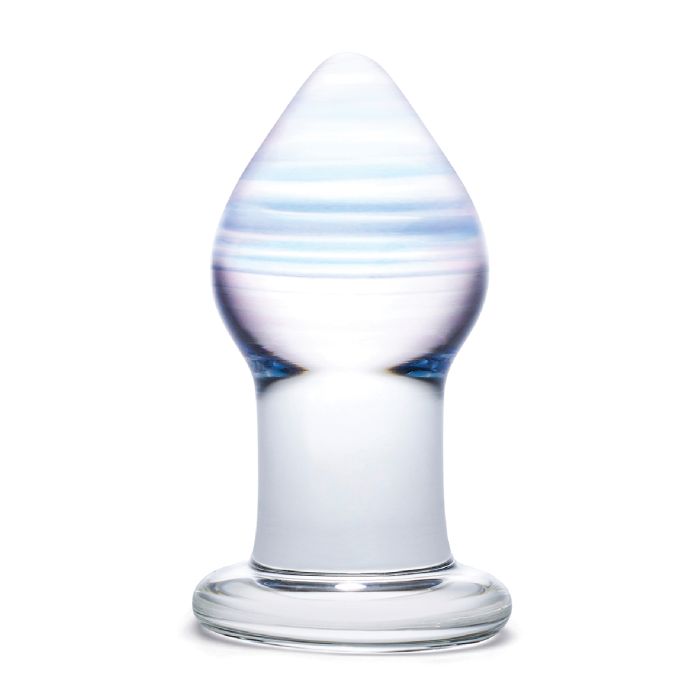Glas Amethyst Rain Butt Plug