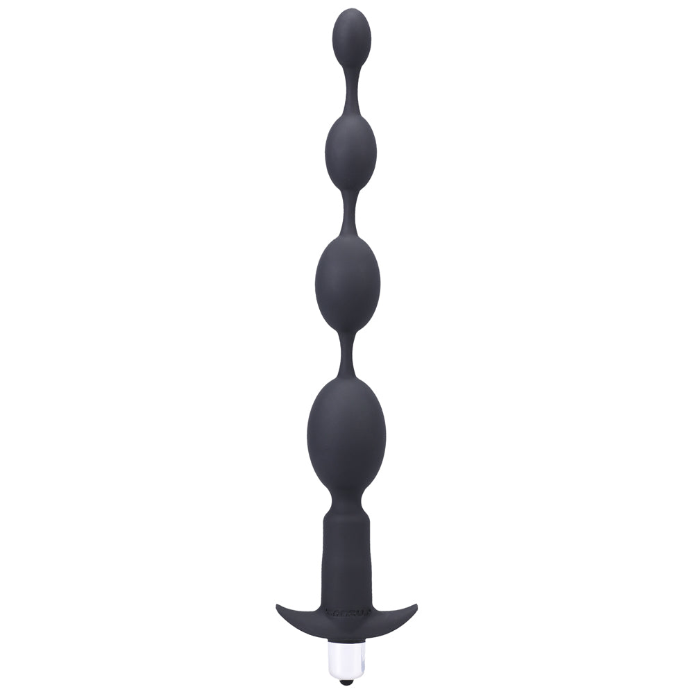 Tantus Vibrating Progressive Beads Vibrating Beaded Anal Plug Black Kiss & Ride ATL Tantus Vibrating Progressive Beads Vibrating Beaded Anal Plug Black Kiss & Ride ATL