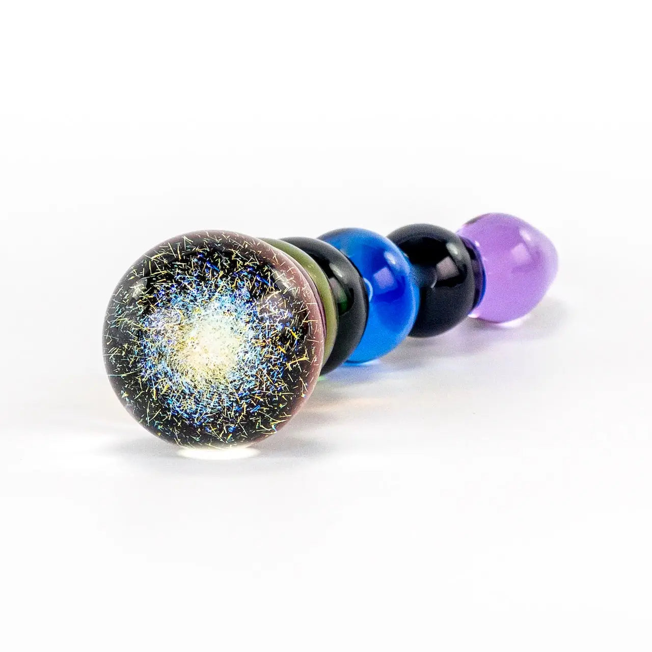Crystal Delights Rainbow Bubble Dildo