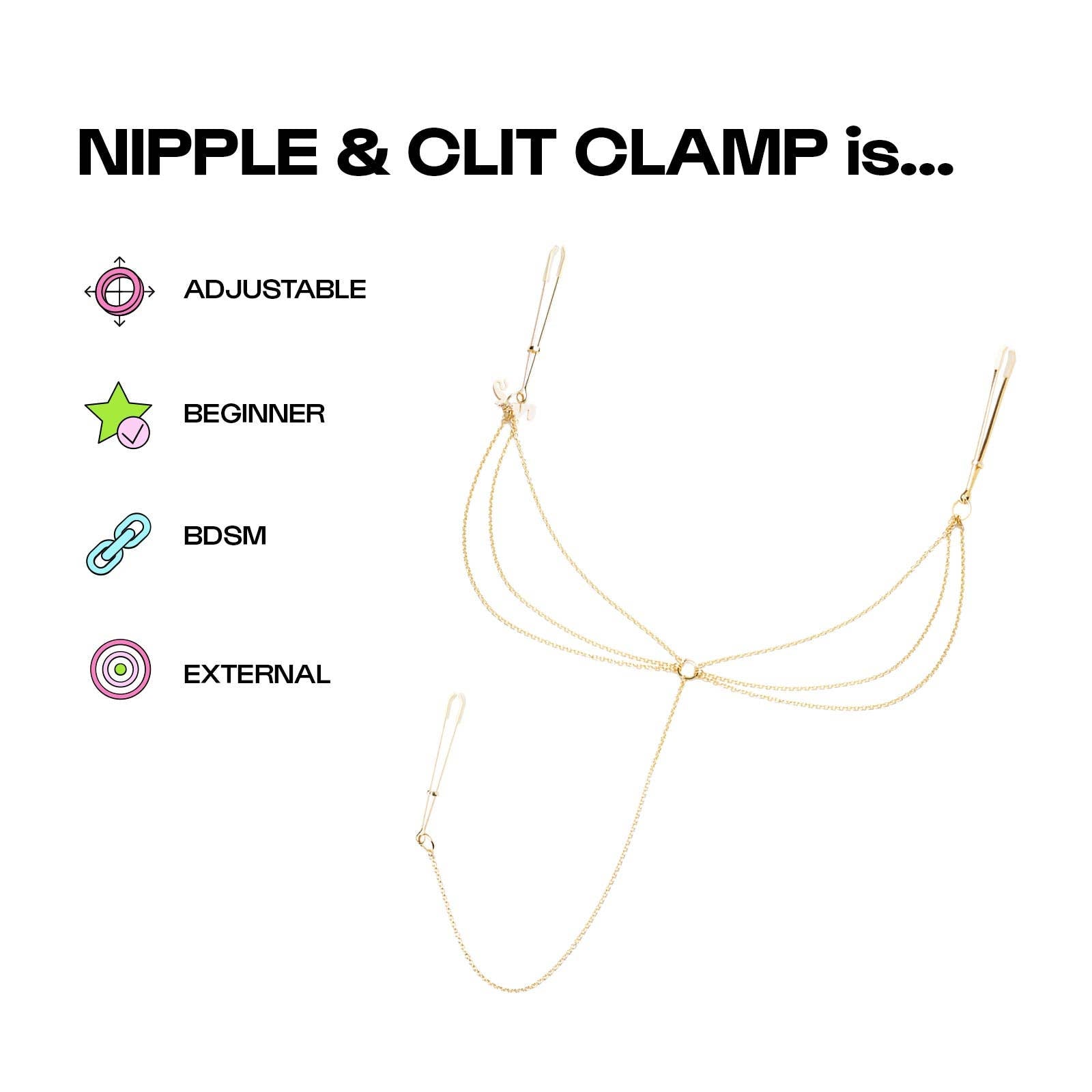 Unbound Nipple and Clit Clamp