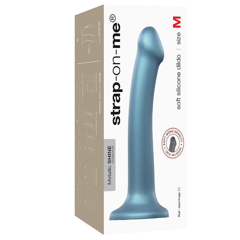 Strap On Me Mono Density Dildo Metallic (Medium)
