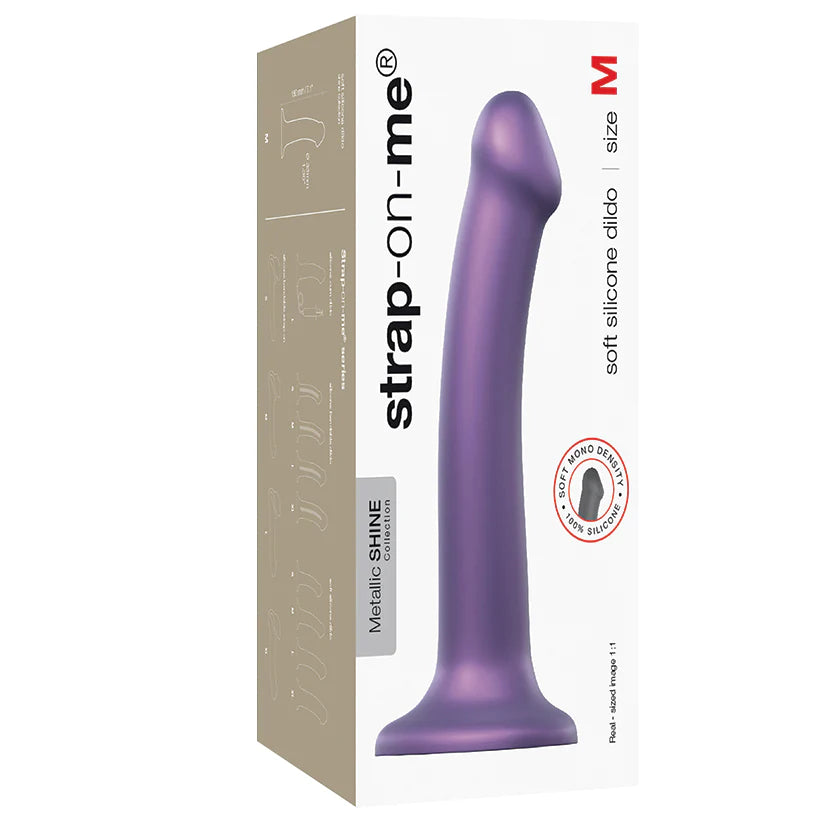 Strap On Me Mono Density Dildo Metallic (Medium)