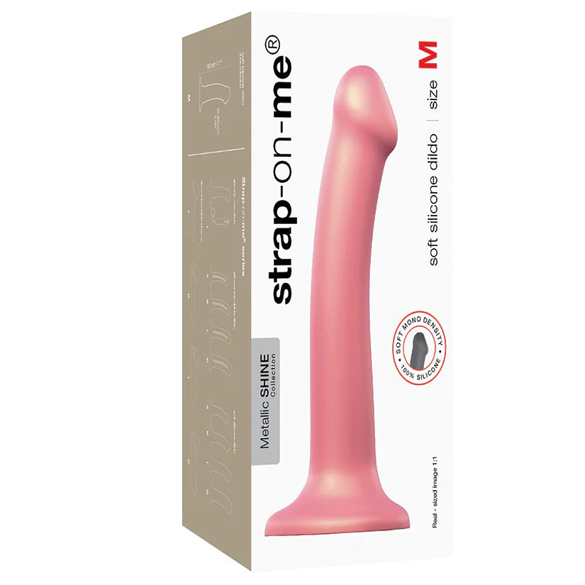 Strap On Me Mono Density Dildo Metallic (Medium)