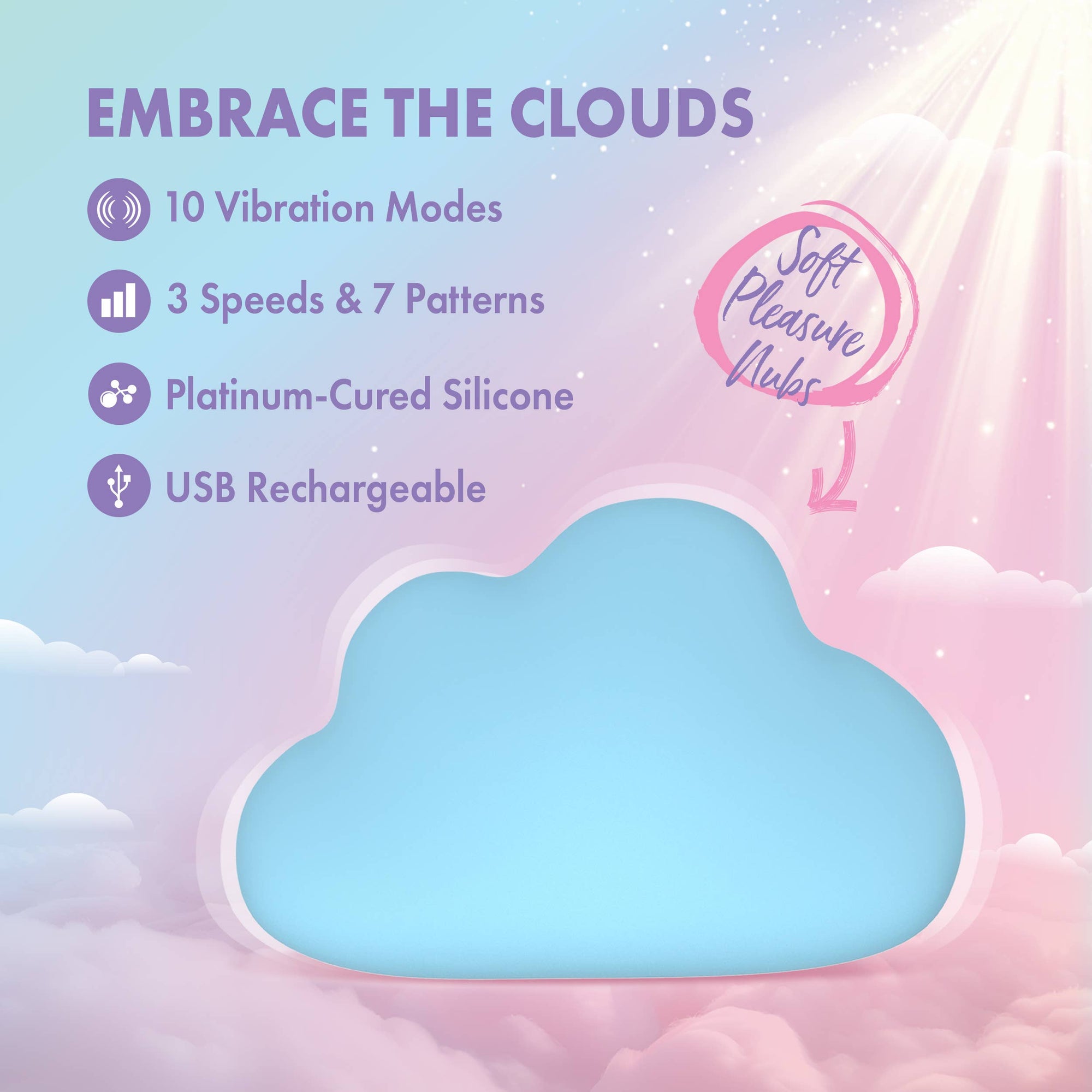 Play With Me - Cuddle Cloud - Blue