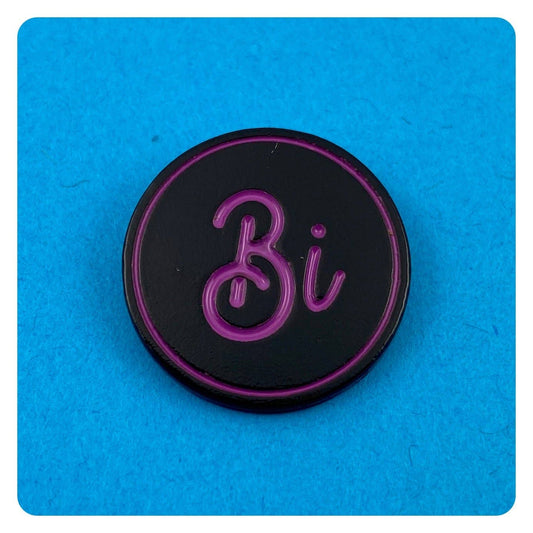 Ridin' High Productions Bisexual Enamel Pin (In Store Only)