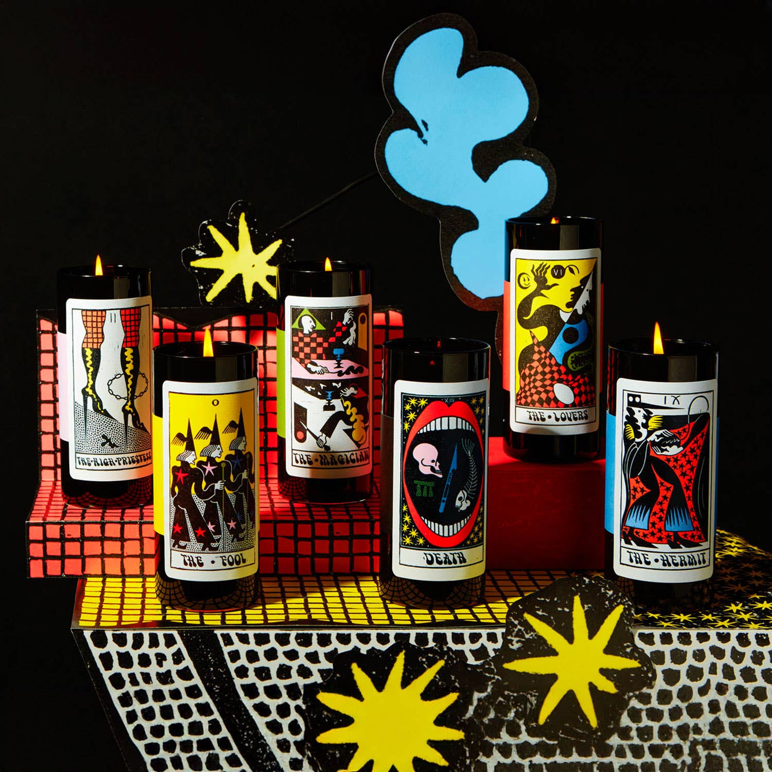 Tarot Mystery Card Candle
