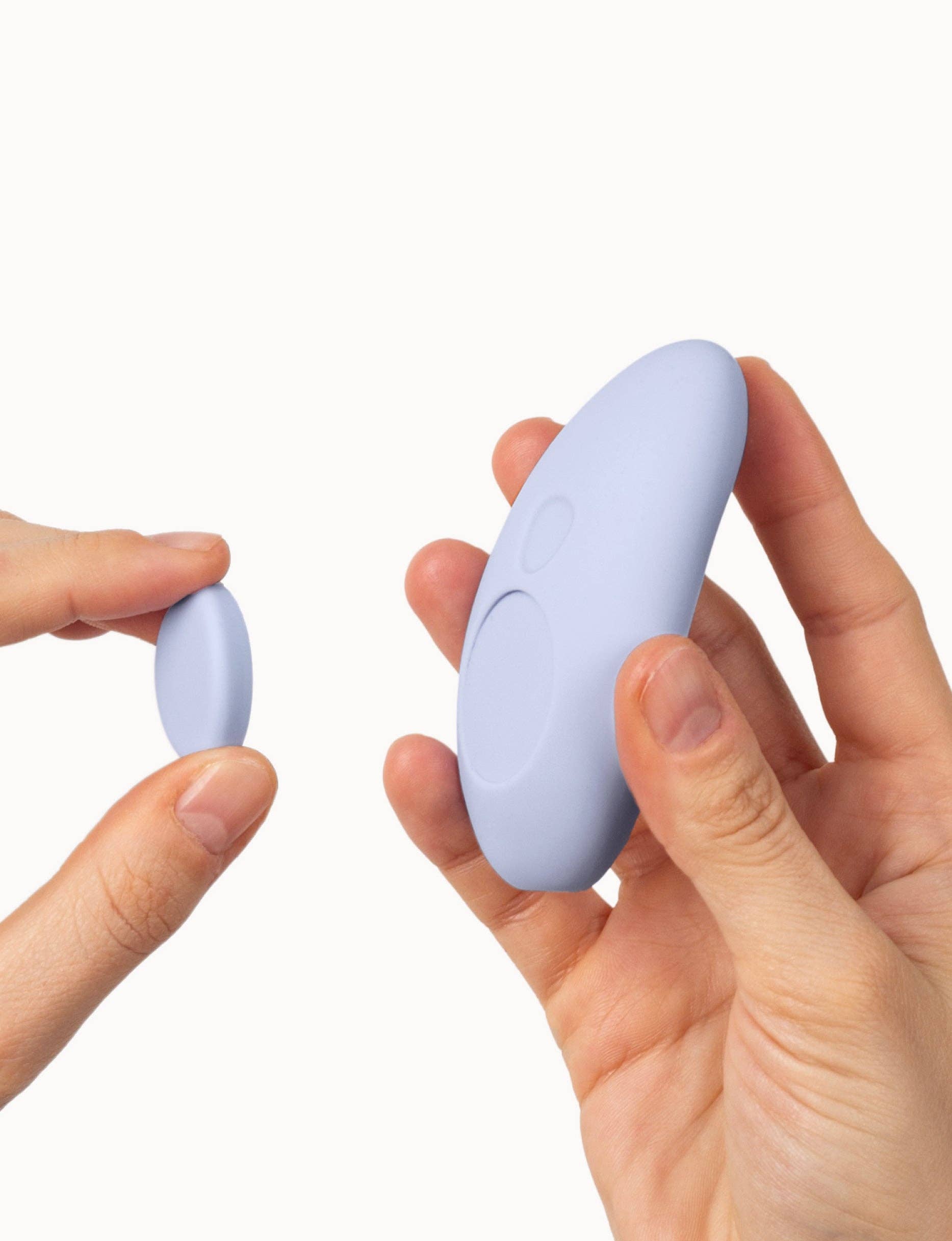 Lay Discreet Wearable Panty Vibrator with Remote - Ice Blue