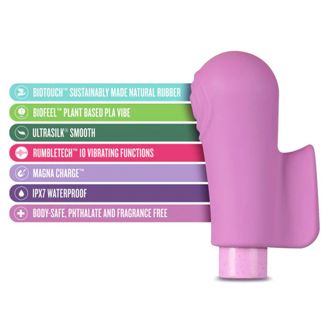 Blush Gaia Eco Delight Bullet Vibrator and Sleeve Purple