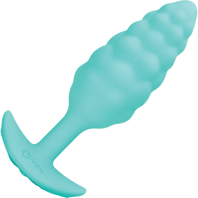 b-Vibe Bump Rechargeable Vibrating Silicone Textured Anal Plug Mint