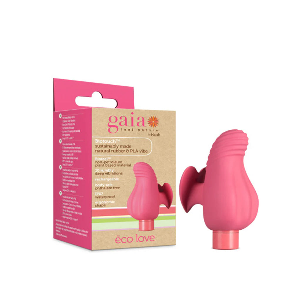 Blush Gaia Eco Love Bullet Vibrator and Sleeve Coral Kiss & Ride ATL Blush Gaia Eco Love Bullet Vibrator and Sleeve Coral Kiss & Ride ATL