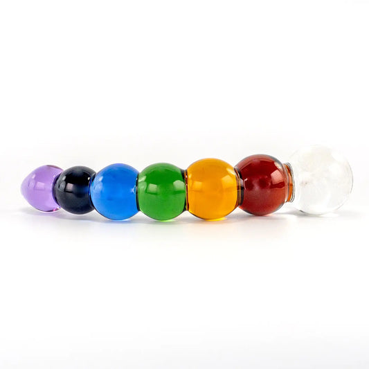 Crystal Delights Rainbow Bubble Dildo (In Store Only)