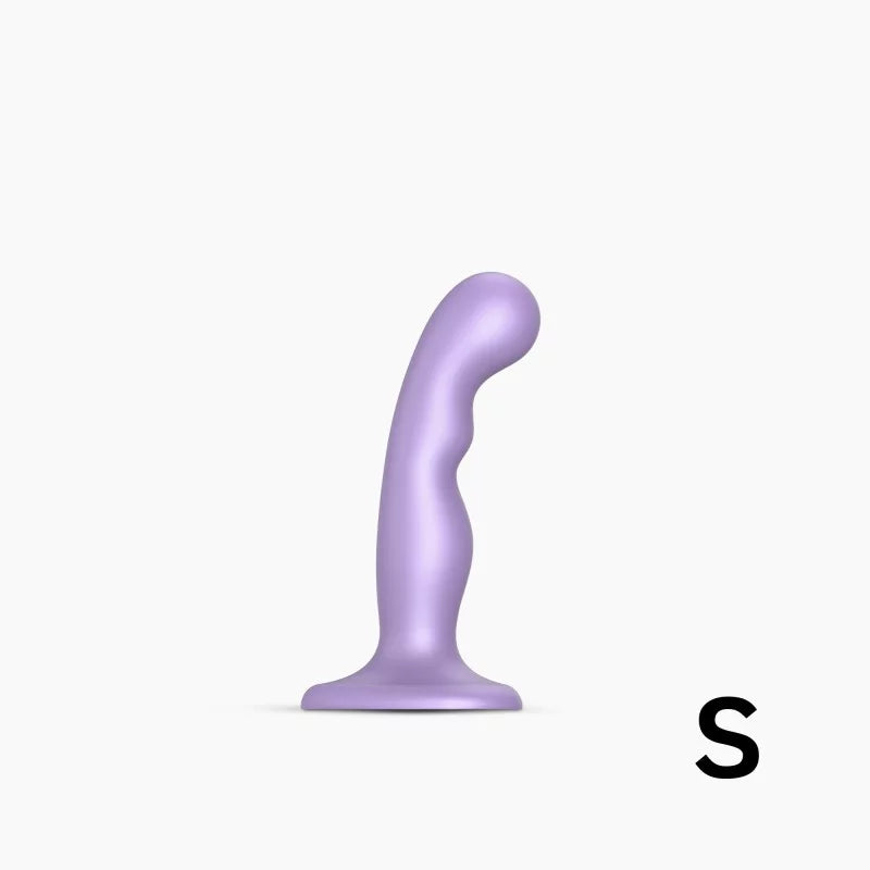 Strap-On-Me Hybrid Collection Silicone Dildo Plug P&G Metallic Lilac