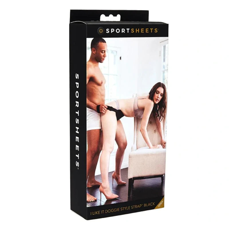 Sportsheets I Like It Doggie Style Strap Black