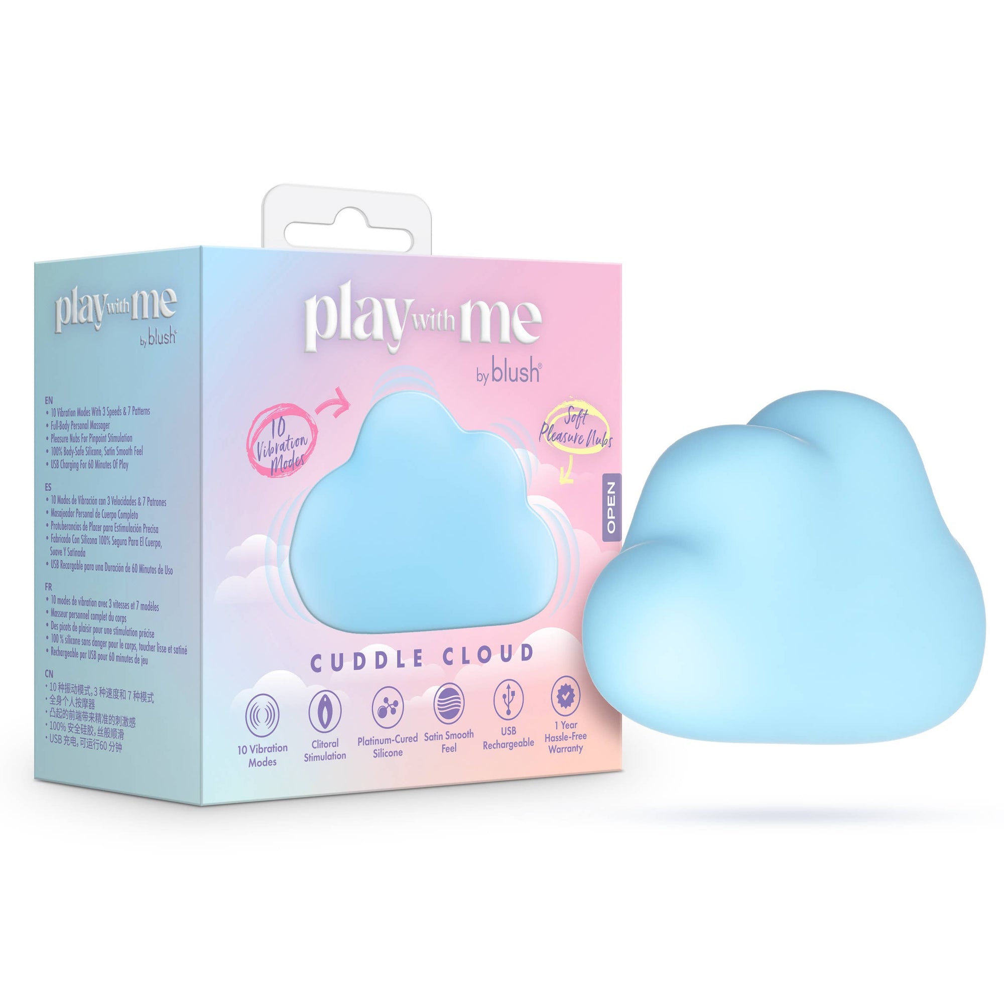 Play With Me - Cuddle Cloud - Blue