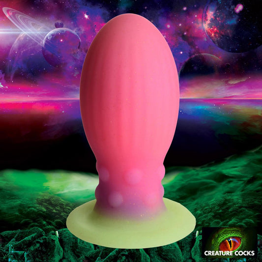 Creature Cocks Xeno Egg Glow in the Dark Silicone Egg Large