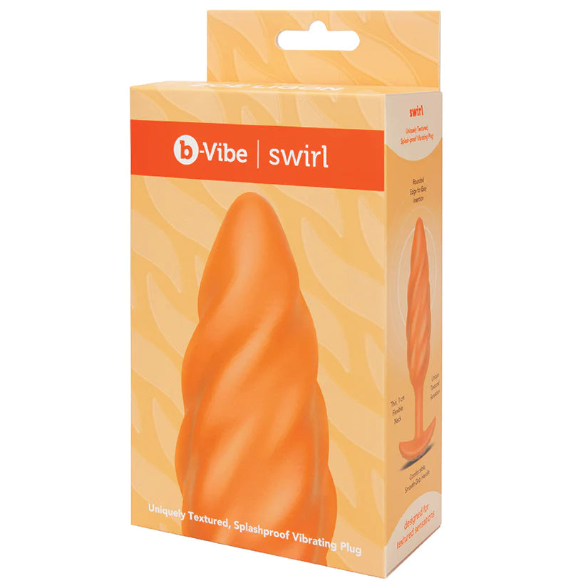 b-Vibe Swirl Texture Plug (Medium)